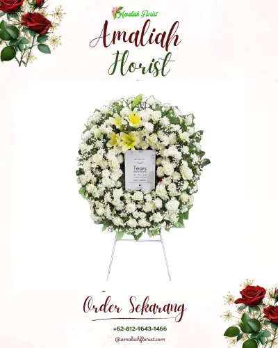 Krans Bunga Duka Cita di Jajarwayang